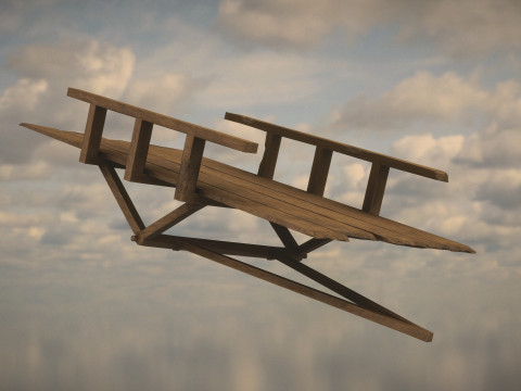 Western Wagon Modello 3D