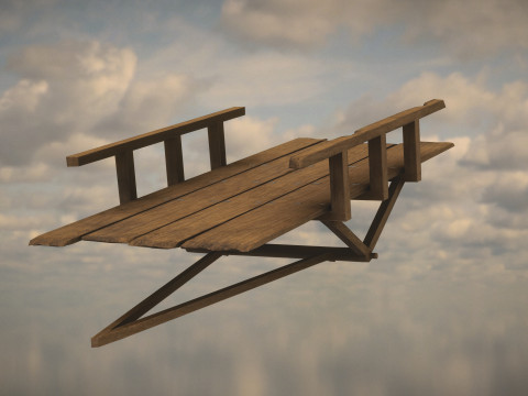 Western Wagon Modello 3D