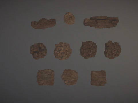 Western Cliffs 3D Model