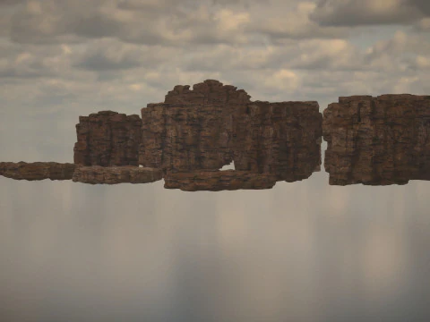 Western Cliffs 3D Model