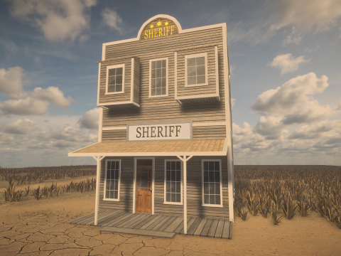Western Buildings Pack Modelo 3D