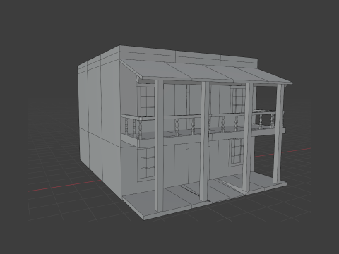 Western Buildings Pack Modelo 3D