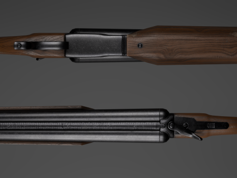 Western Sawed-off 3D Model