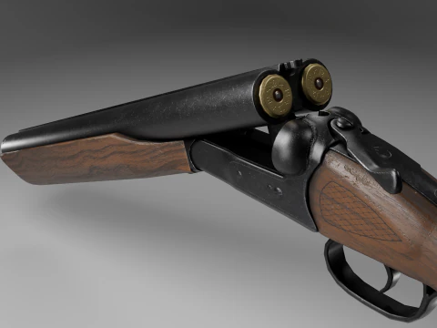 Western Sawed-off 3D Model
