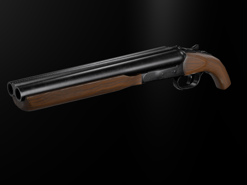 Western Sawed-off 3D Model