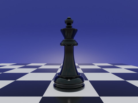 Chess King 3D Model