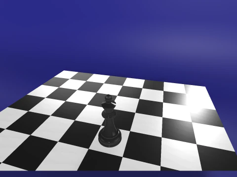 棋王 3D 模型