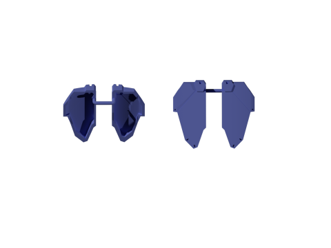 Gundam sandrock custom parts 3D प्रिंट मॉडल