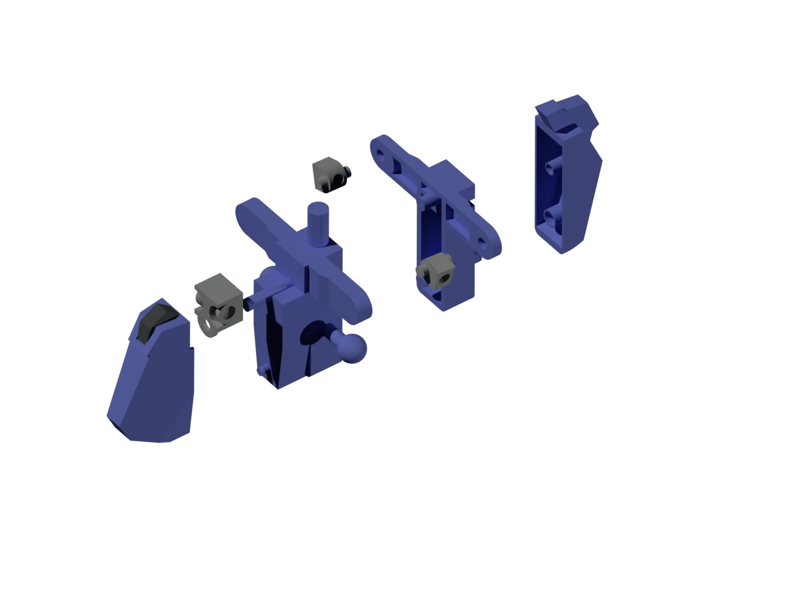 Piezas personalizadas de Gundam Sandrock Modelo de impresión 3D .c4d .max .obj .3ds .fbx .stl .blend 