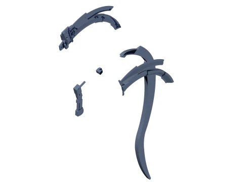 건담 샌드록 커스텀 파츠 3D 프린트 모델