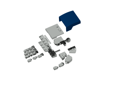 Gundam sandrock custom parts 3D Print Model