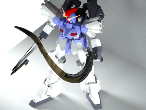 Gundam sandrock custom pose free Download 3D प्रिंट मॉडल