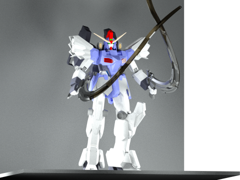 Gundam sandrock custom pose free Download 3D Print Model