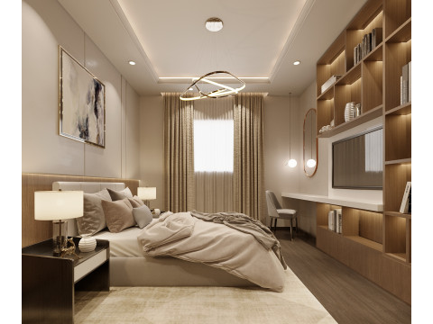Two master bedroom Modelo 3D