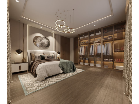 Two master bedroom 3D Model
