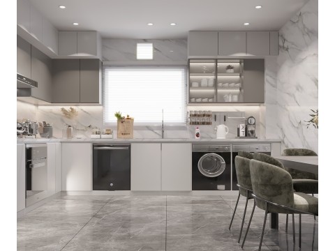 Modern kitchen 3D Model