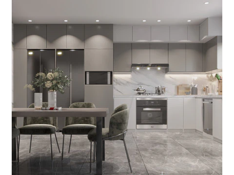 Moderne K&uuml;che 3D Modell