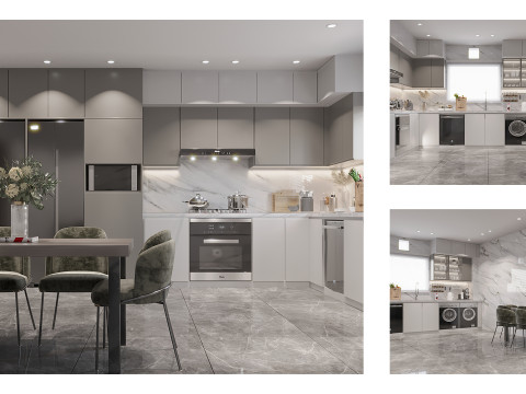 Modern kitchen 3D Модель