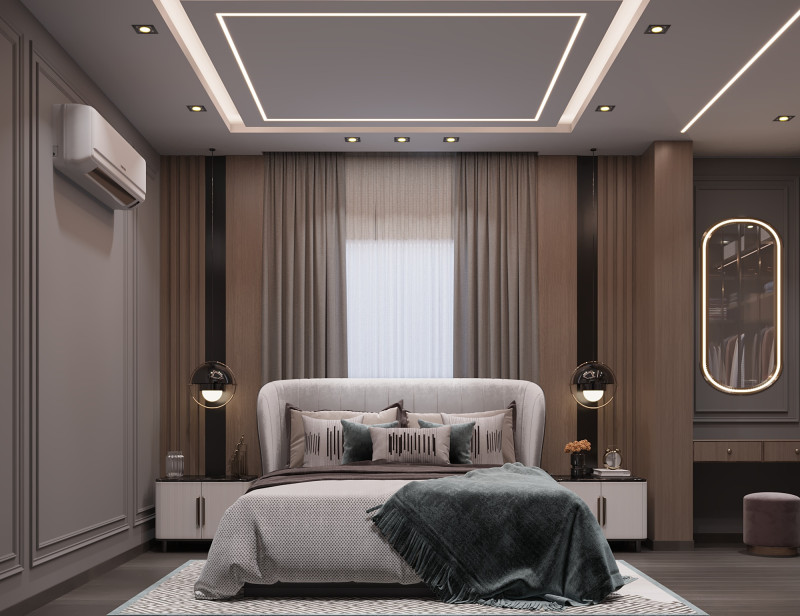 Bedroom 3D-Modell .c4d .max .obj .3ds .fbx .stl .blend