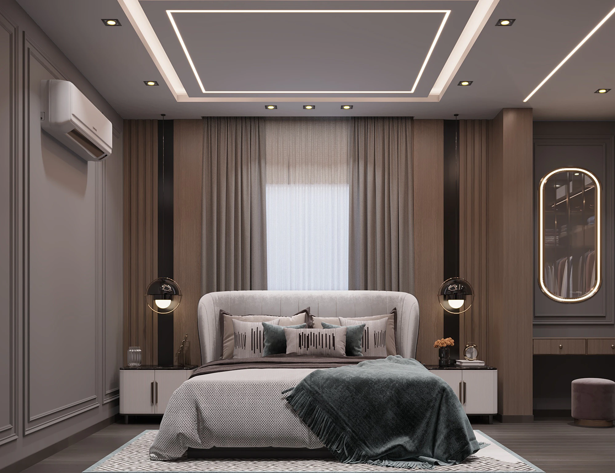 Bedroom 3D Model .c4d .max .obj .3ds .fbx .stl .blend 