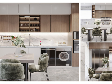 Modern kitchen Modèle 3D