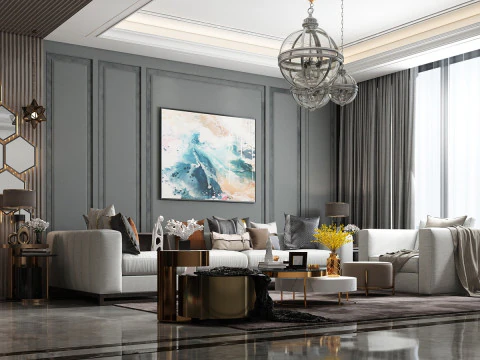 Living room 3D Model