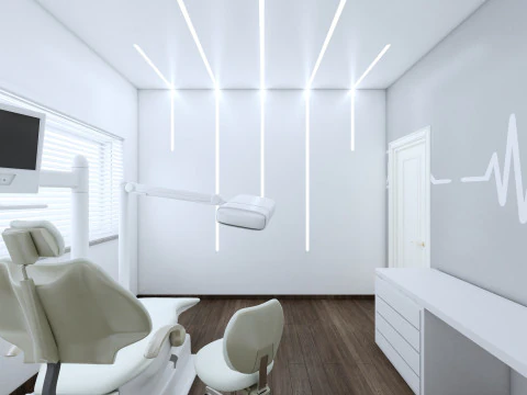 Salas de cl&iacute;nica odontol&oacute;gica Modelo 3D