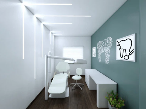 Salas de cl&iacute;nica odontol&oacute;gica Modelo 3D