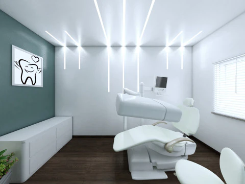 Salas de cl&iacute;nica odontol&oacute;gica Modelo 3D