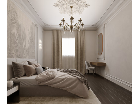 Neo classic bedroom 3D 모델