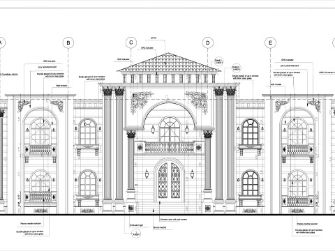 Vila externa Modelo 3D