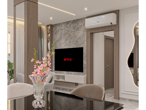 Living room 3D-Modell