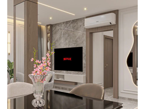 बैठक कक्ष 3D मॉडल