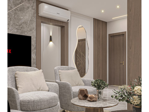 Living room 3D-Modell