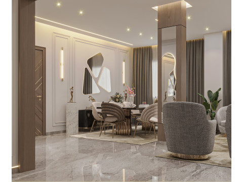 Living room 3D-Modell