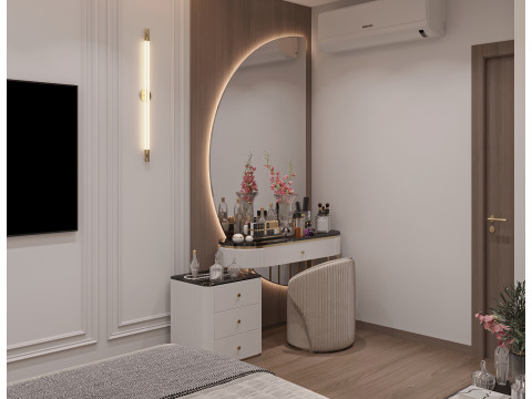 Modern bedroom 3D 모델