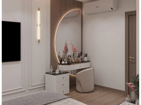 Quarto moderno Modelo 3D