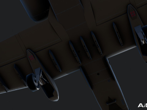 A10C Thunderbolt II - Game Ready Aircraft Model 3D Model