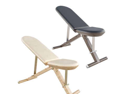 PENT Luxury Modern Gym Equipment Bench 3D मॉडल