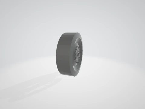 Combat Wheel 3D Model