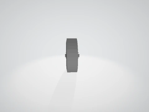 Combat Wheel 3D Model