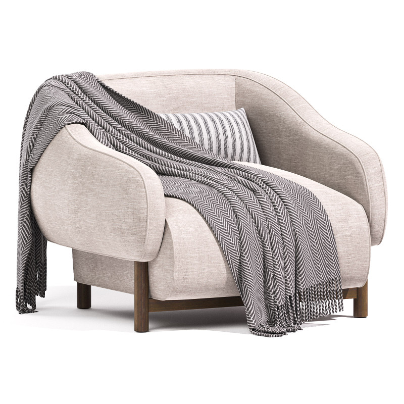 Hariett Chair 3D Model .c4d .max .obj .3ds .fbx .stl .blend