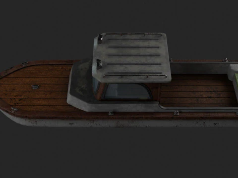 स्पीड बोट 3D मॉडल