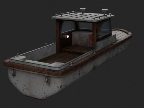 स्पीड बोट 3D मॉडल