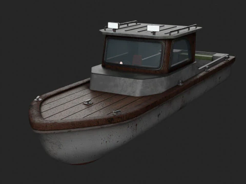 स्पीड बोट 3D मॉडल