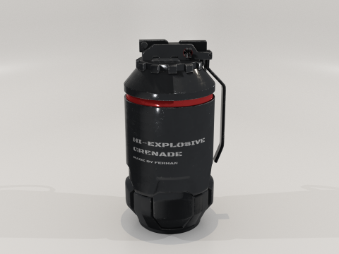 Grenade 3D Model