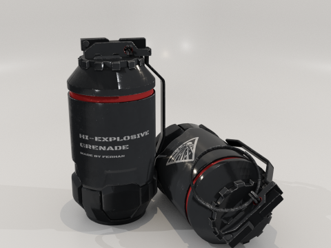Grenade 3D Model