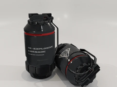 Grenade 3D Model