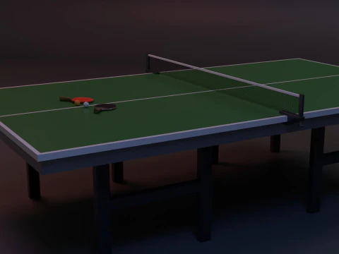 Table Tenis 3D Model
