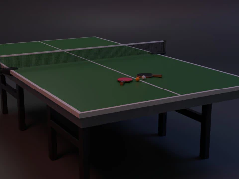 Table Tenis 3D Model